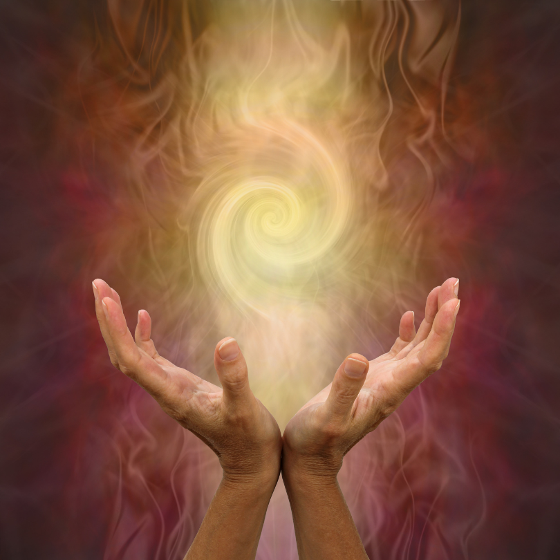 drawing energy from hands