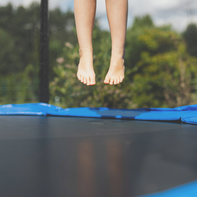 trampoline jumping